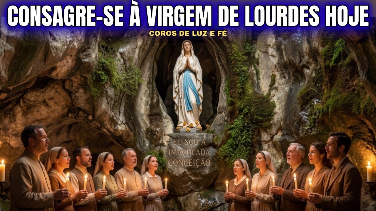 CONSAGRAÇÃO À VIRGEM DE LOURDES | CANTOS MARIANOS PARA PREPARAÇÃO ESPIRITUAL E ENTREGA A MARIA