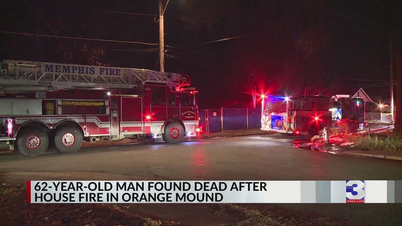 62-year-old man found dead after house fire in Orange Mound