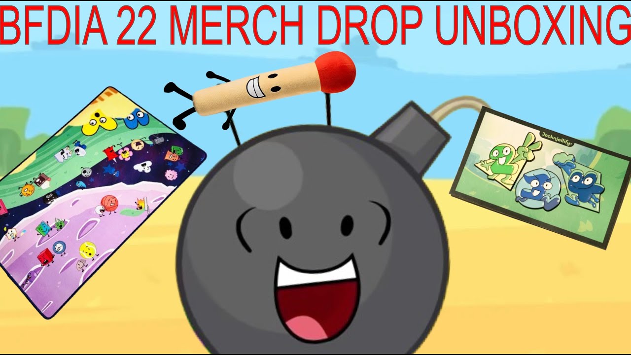 BFDIA 22 Merch Drop Unboxing