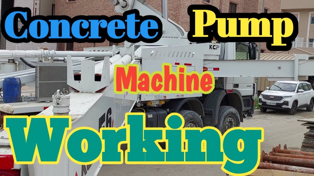 Concrete Pump Machine Working | Concrete Pump Machine | Kuwaiti Vlogs