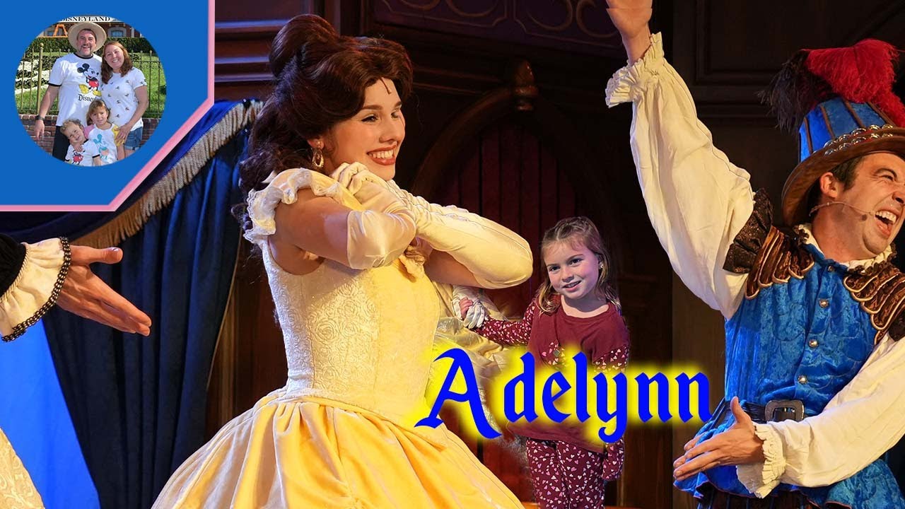 Belle remembers Addy swims at Disneyland 2024