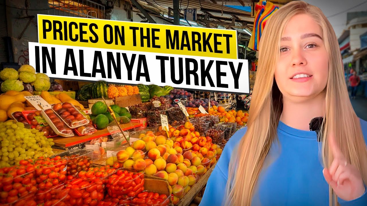 TURKEY 🇹🇷 ALANYA. Prices on the market. Winter in Alanya.