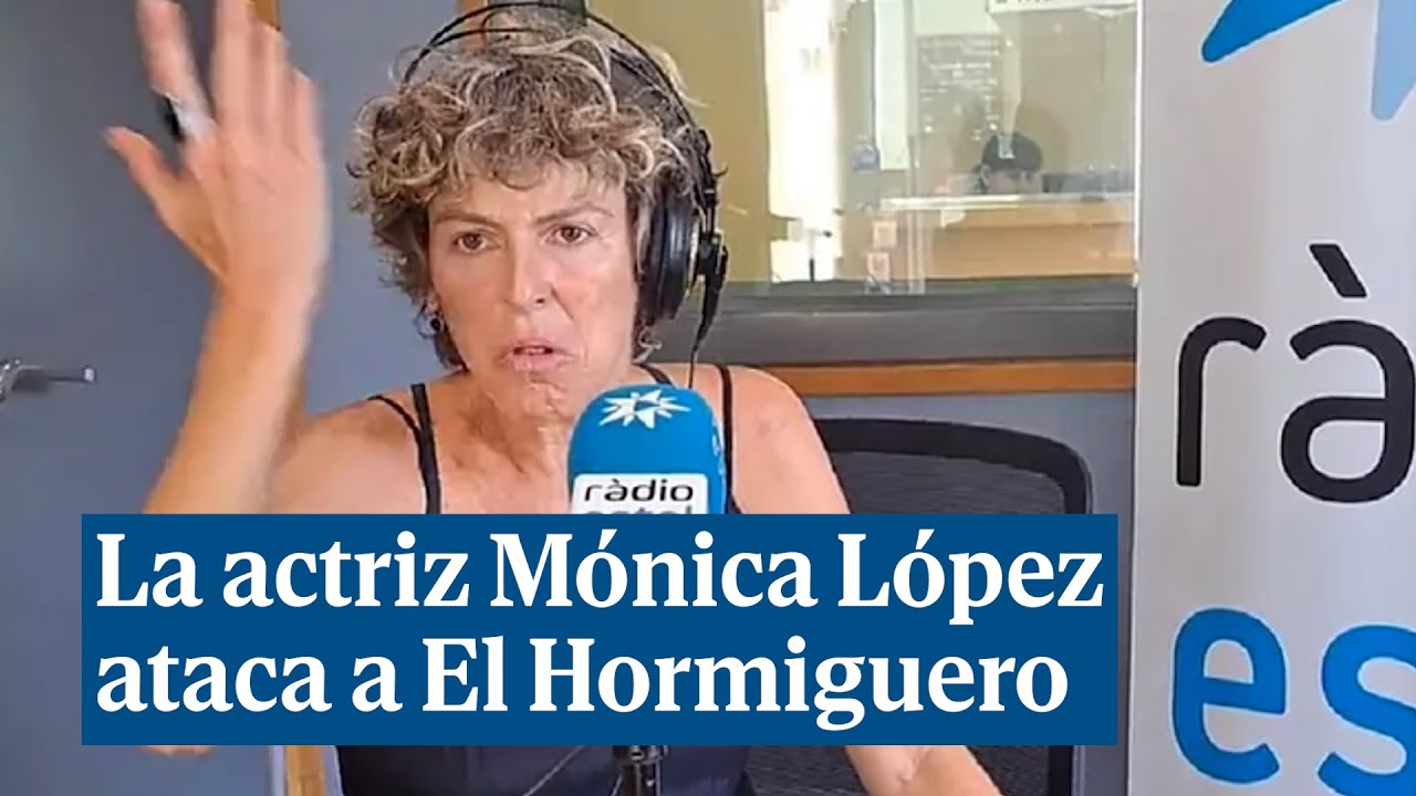 La actriz Mónica López, letal con El Hormiguero y Pablo Motos: 
