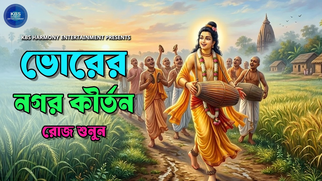 Bhorer Nagar Kirtan | প্রভাতী নগর সংকীর্তন | Hare krishna hare rama kirtan | হরিনাম সংকীর্তন
