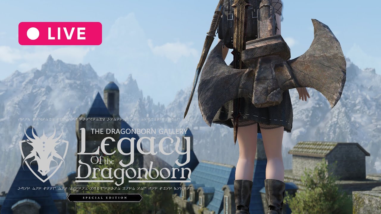 【SkyrimSE LotD編54】原点回帰のゴシックロリータでLegacy of the Dragonborn  [Live #168]
