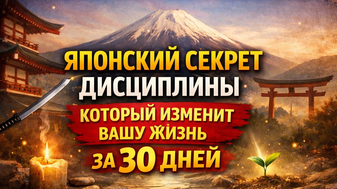 ЯПОНСКИЙ СЕКРЕТ ДИСЦИПЛИНЫ, КОТОРЫЙ ИЗМЕНИТ ВАШУ ЖИЗНЬ ЗА 30 ДНЕЙ