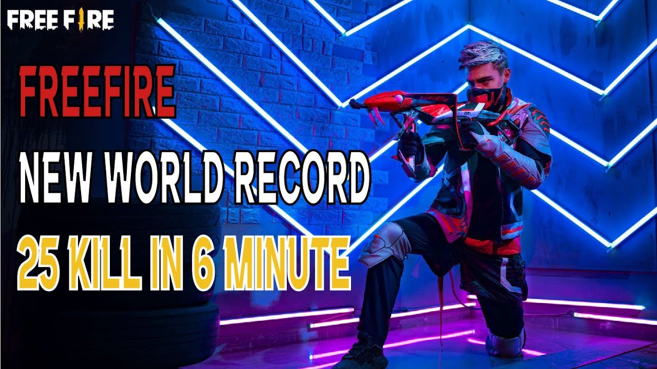 FREEFIRE NEW WORLD RECORD 25 KILLIN 6 MINUTE2021#9tgaming#freefirenewworldrecord