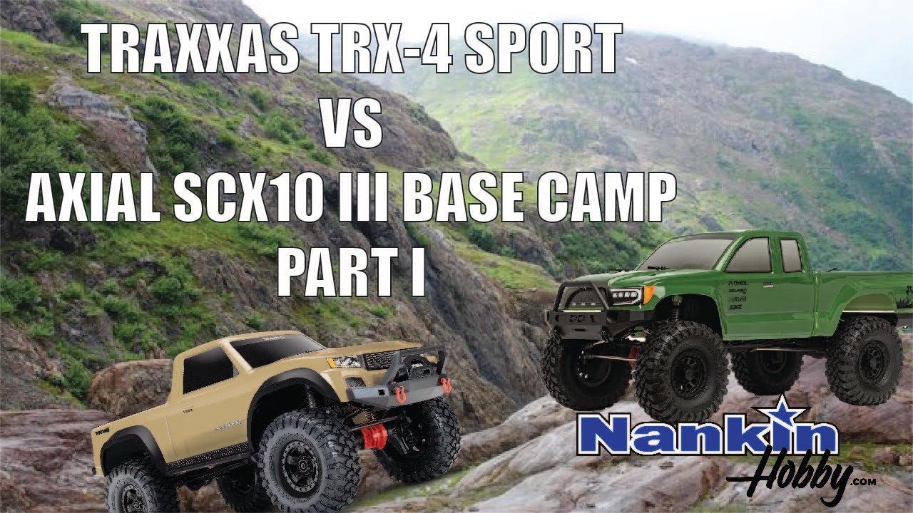 Axial SCX10 III Base Camp vs Traxxas TRX-4 Sport - Part I