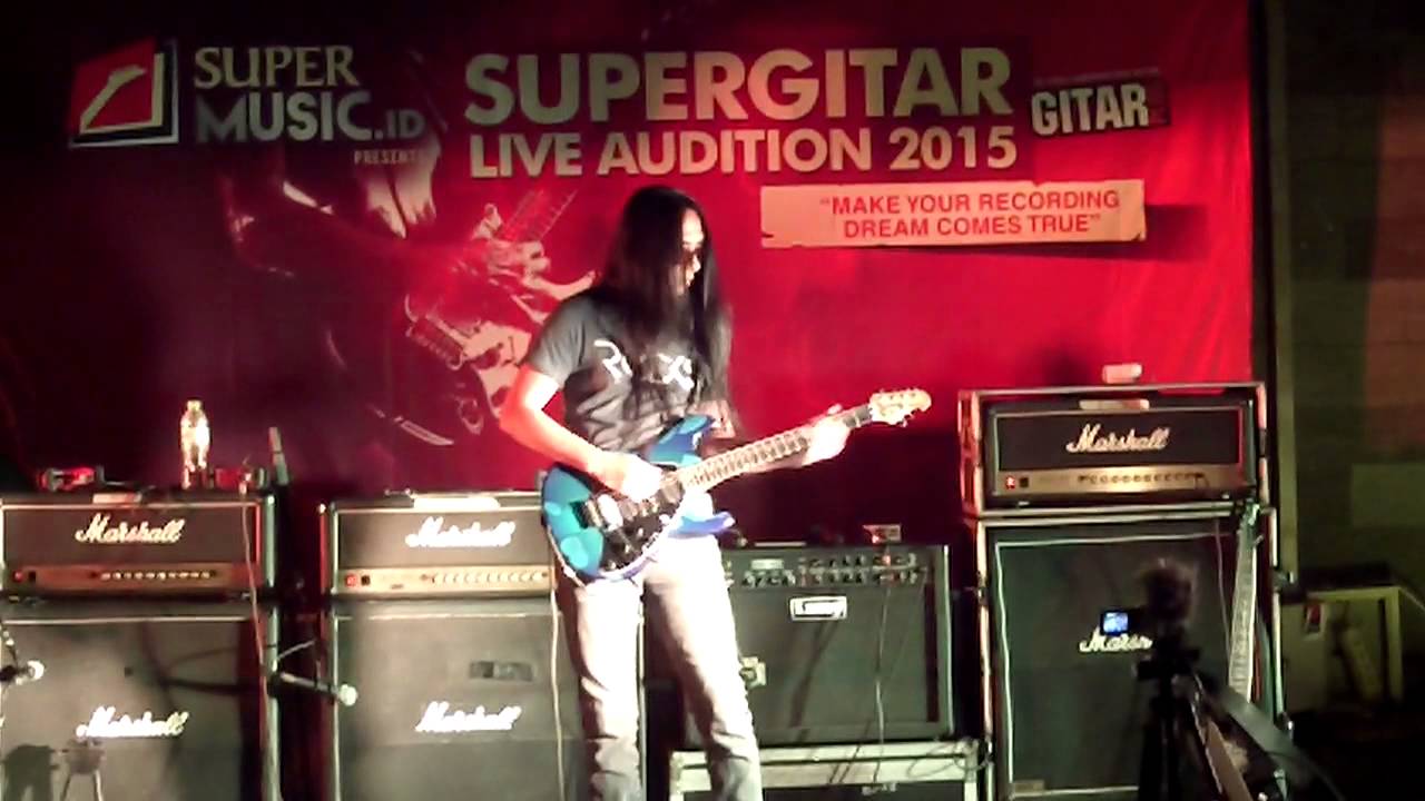 Andry Muhammad at SuperGitar Competition Live Audition Bandung