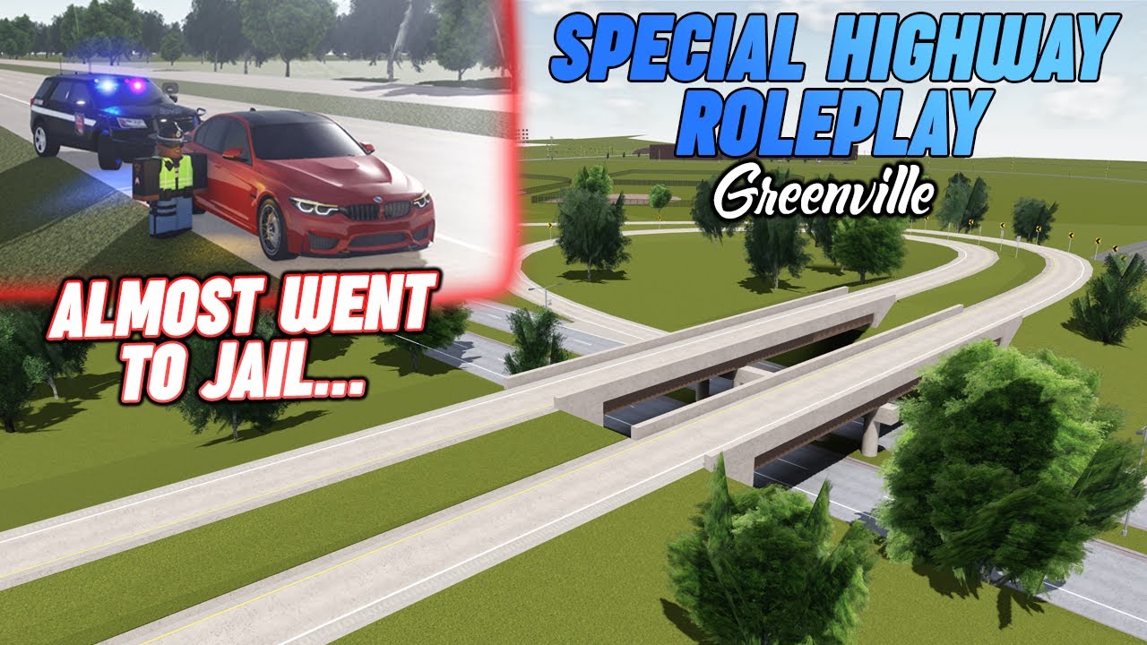SPECIAL HIGHWAY ROLEPLAY!!! (I GOT PULLED OVER) || ROBLOX - Greenville Roleplay