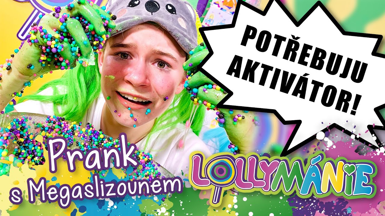 LOLLYMÁNIE - Vyprankovaly jsme Ellie při vyrábění slizu😅