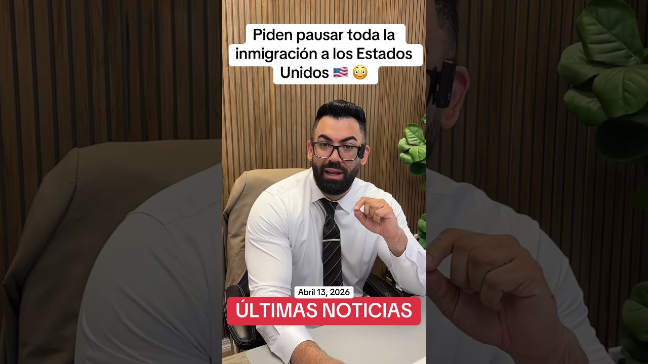 🚨&Uacute;LTIMA HORA: Piden pausar toda la inmigraci&oacute;n hacia los Estados Unidos