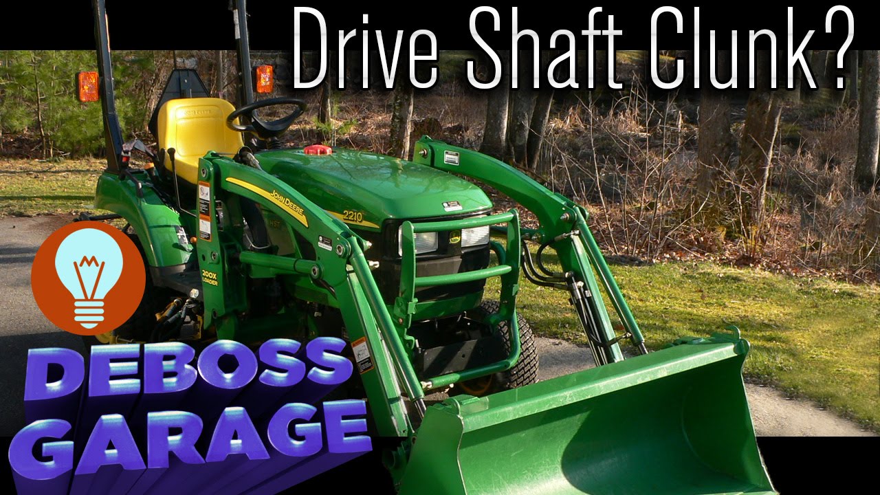 How To Fix A John Deere 2210 Drive Shaft
