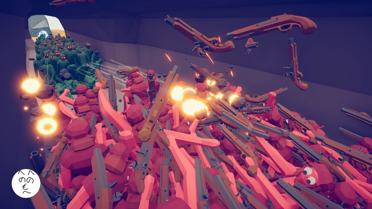 Tunnel Zombie Attack in TABS Map Creator Totally Accurate Battle Simulator