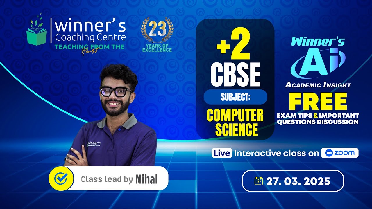 27/03/2025 || 12TH  CBSE || COMPUTER SCIENCE|| AI CLASS ||   NIHAL SIR