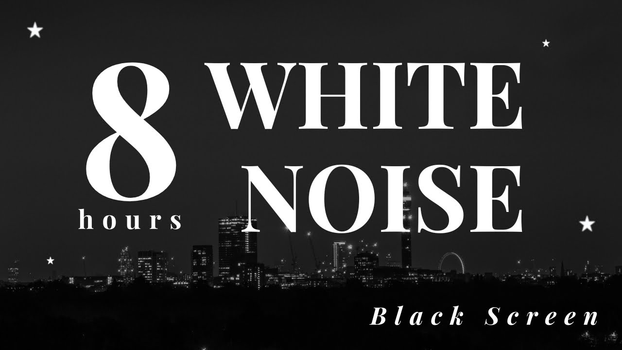 White Noise for Deep Sleep – 8 Hours | Black Screen | No Ads