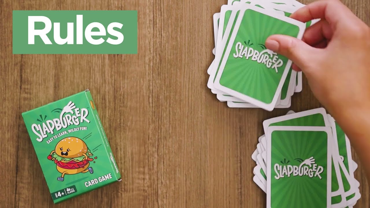 Slapburger | Hilarious, Addictive & Competitive Card Game