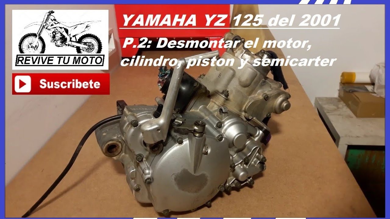 YAMAHA YZ 125 del 2001. P.2: Como desmontar cilindro y piston de tu moto. REVIVE TU MOTO