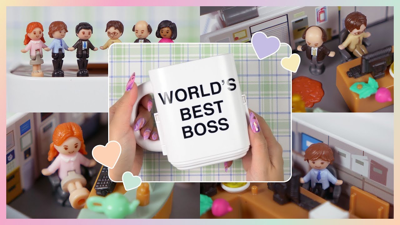 ✨SHOWCASE✨ Polly Pocket Collector: The Office &ldquo;World&rsquo;s Best Boss&rdquo; Mug Compact Playset