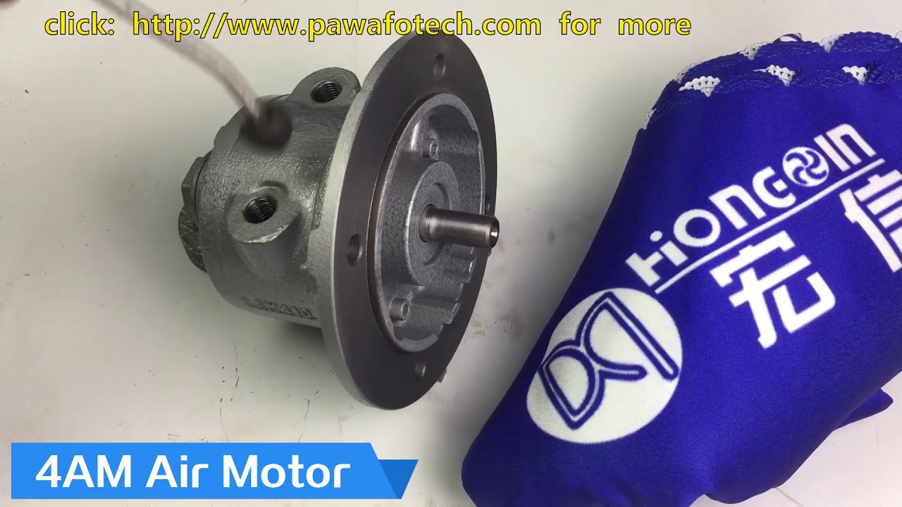 Four different models of air motor