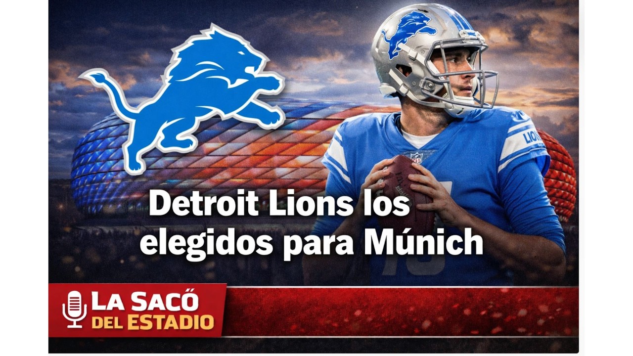 Detroit Lions los elegidos para Munich 🏈