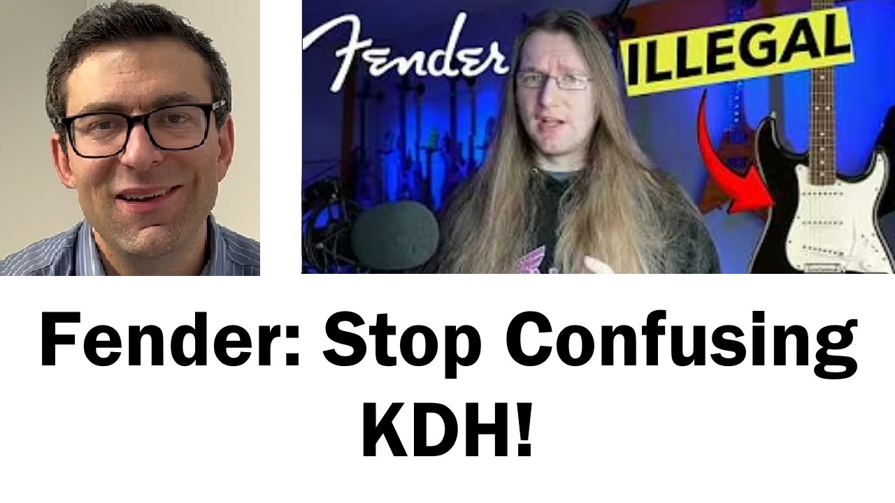 Lawyer: KDH Wrong re Fender Strat Copyright Judgment (How & Why)