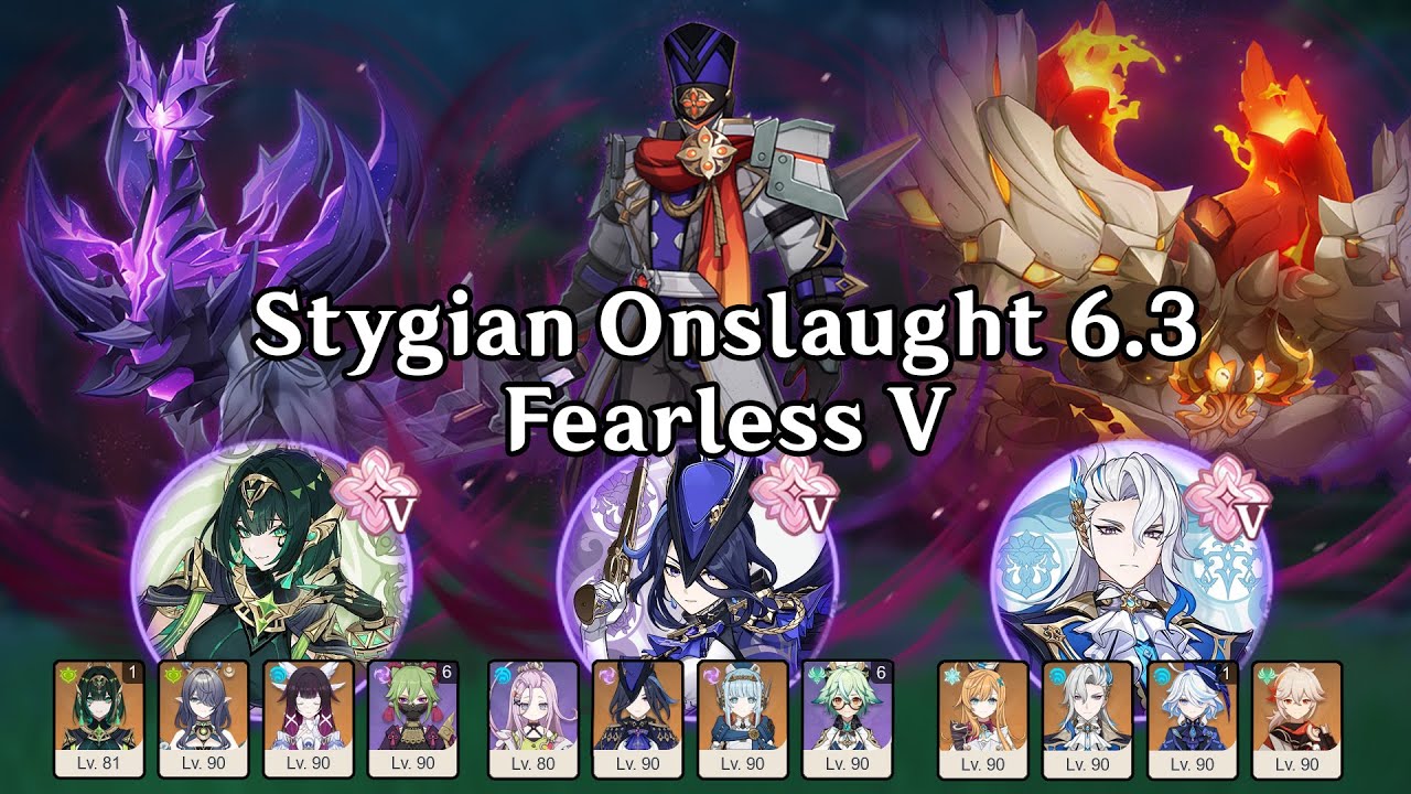 Stygian Onslaught 6.3 | Fearless V | Nefer LunarBloom / Clorinde LunarCharged / Neuvillette Hyper