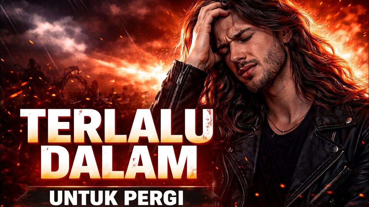 Terlalu Dalam Untuk Pergi – Lagu Slow Rock Metal Indonesia Paling Nyesek | Ai_Musik 