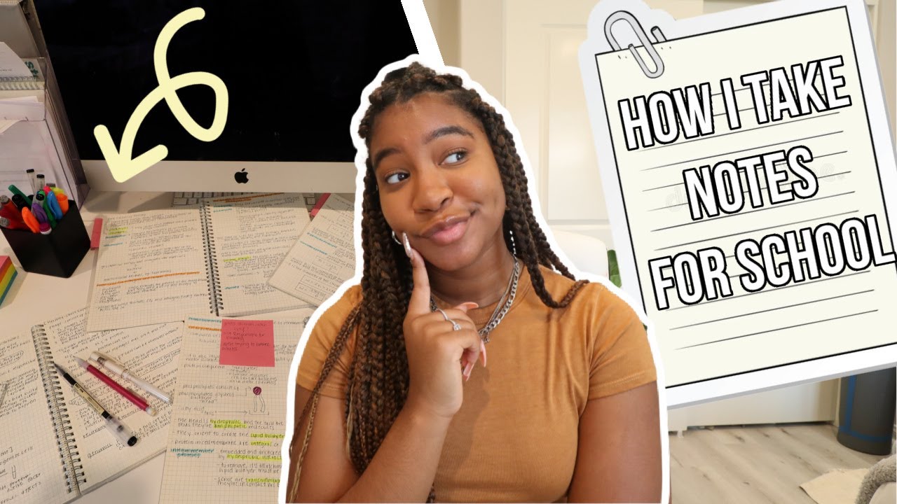 How I take Notes for Online School | Note Taking Tips for Online Classes