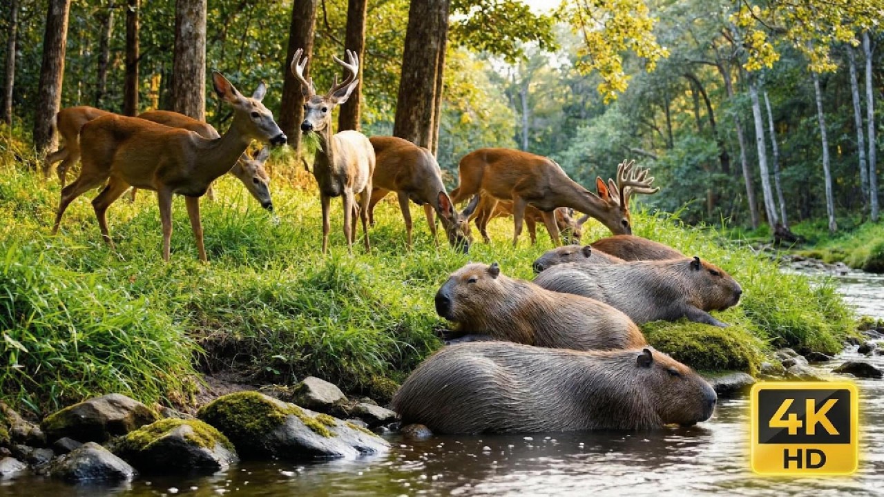 The Secret Nurseries of the Jungle (4K) | Jaguar, Capybara, Monkey