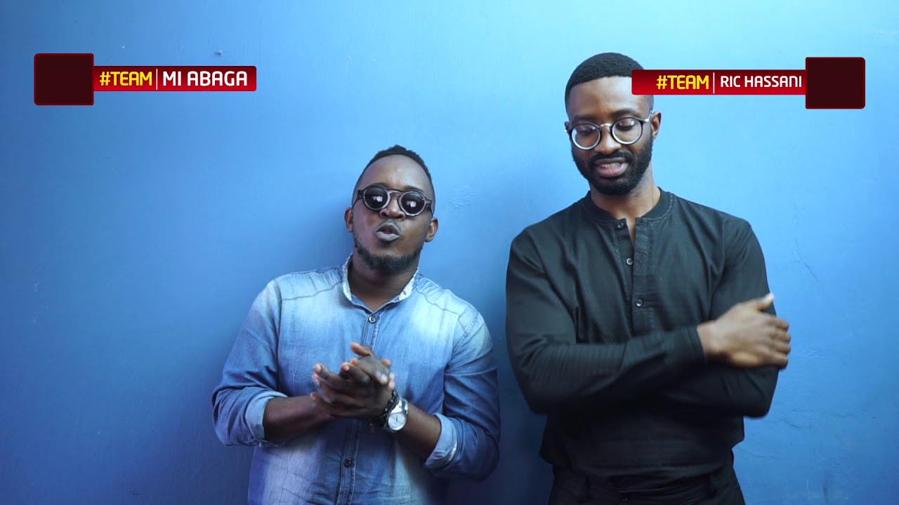 FINISH THE LYRICS CHALLENGE - MI ABAGA VS RIC HASSANI