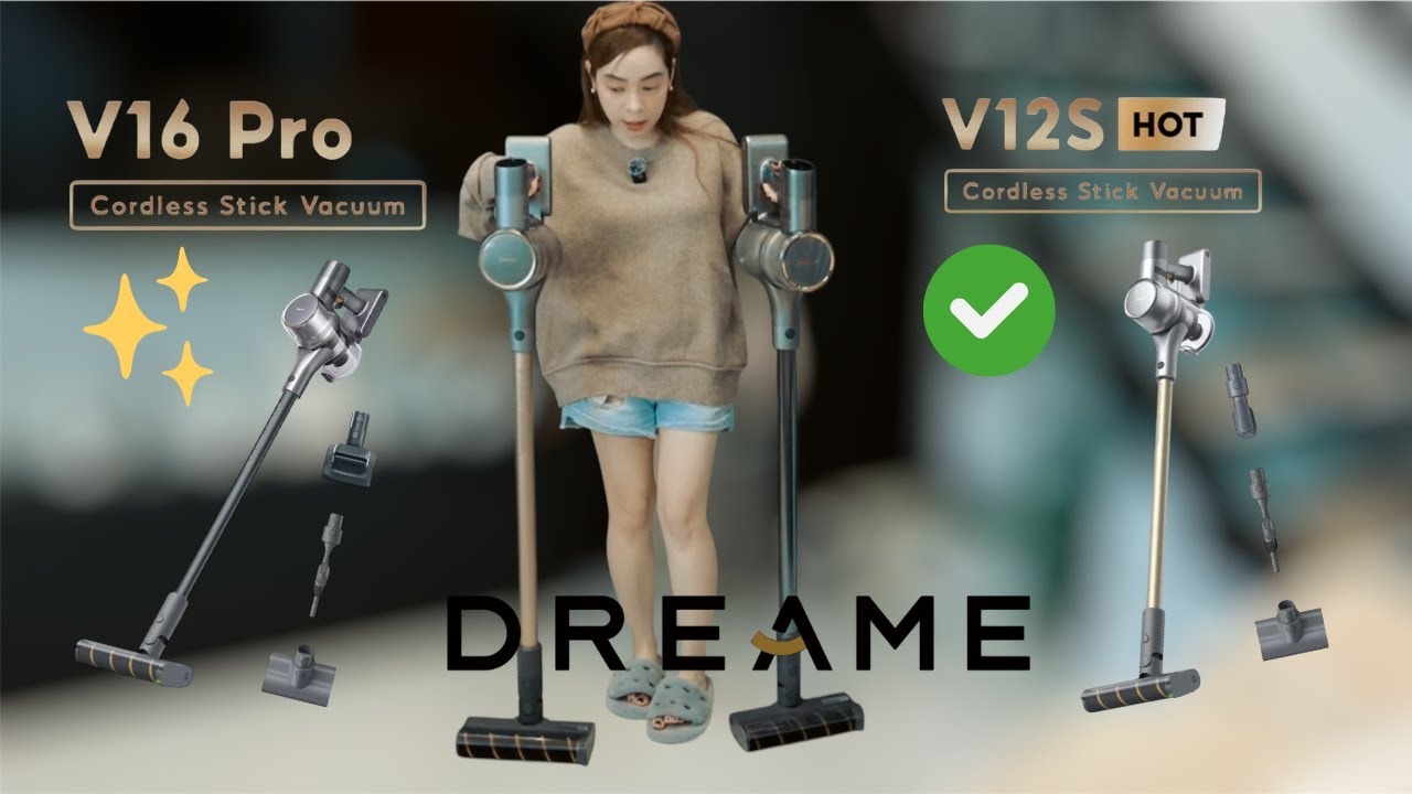 Battle of Vacuums!! Dreame v16 pro vs Dreame  v12s