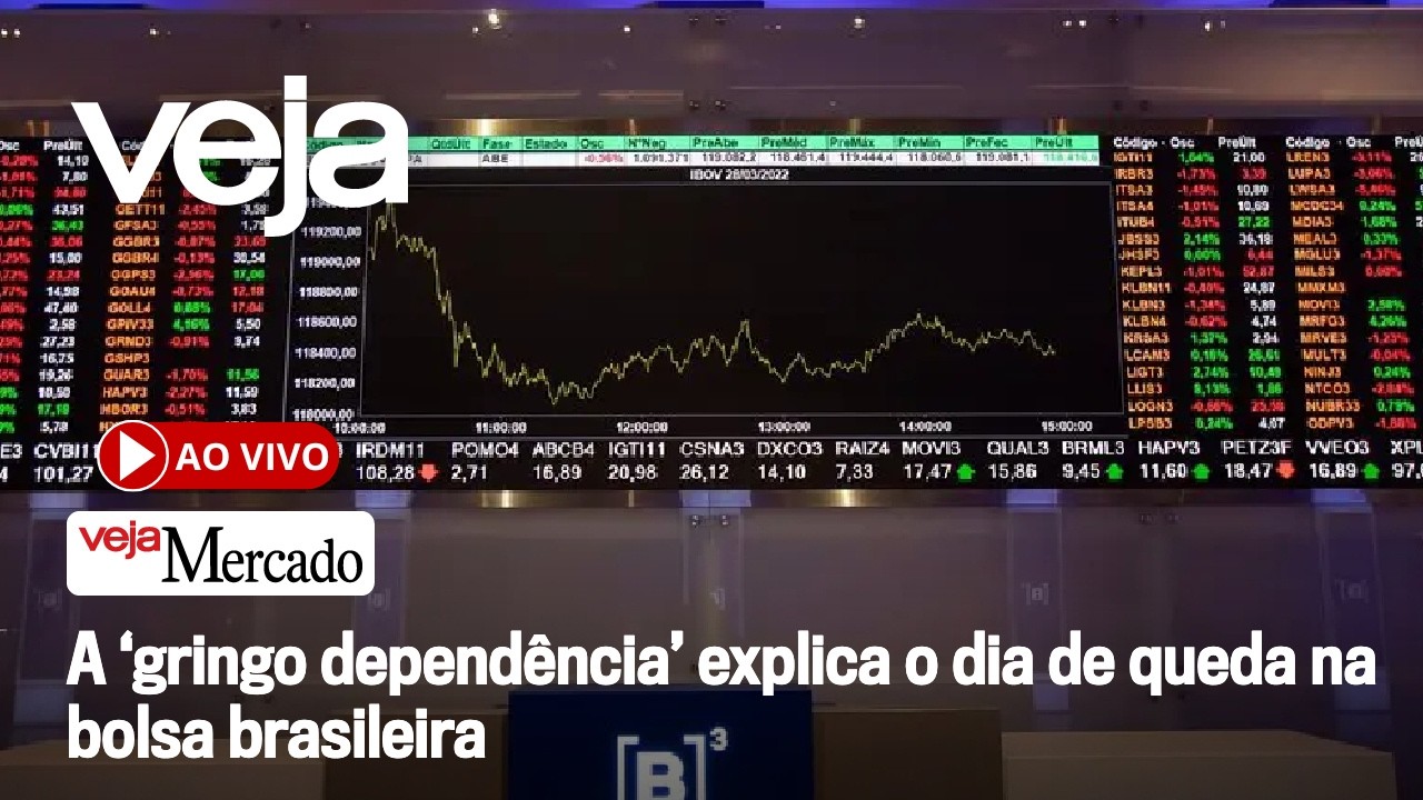 AO VIVO: A ‘gringo dependência’ explica o dia de queda na bolsa brasileira | Mercado