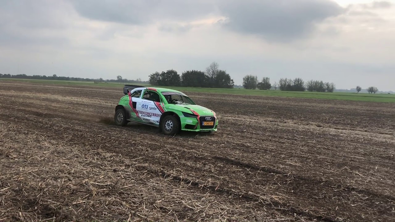 Testen met de Audi S1 Quattro super crosscar!