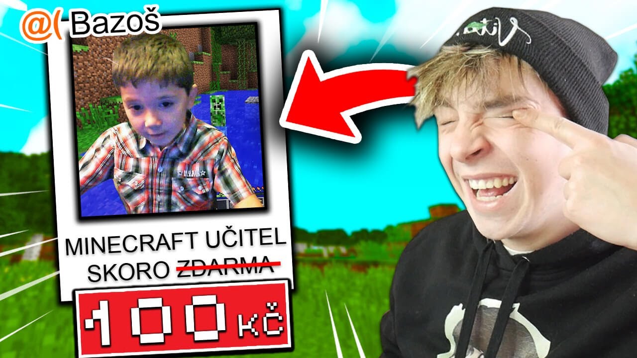 Koupil jsem si UČITELE který mě naučí Minecraft  jen za 100 KČ !