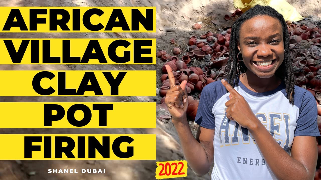 African Village Clay Pot Firing - How To Do it