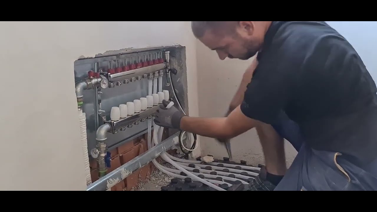 Podno grijanje | Underfloor heating *poplava #ljubljana #podnogrejanje #2021