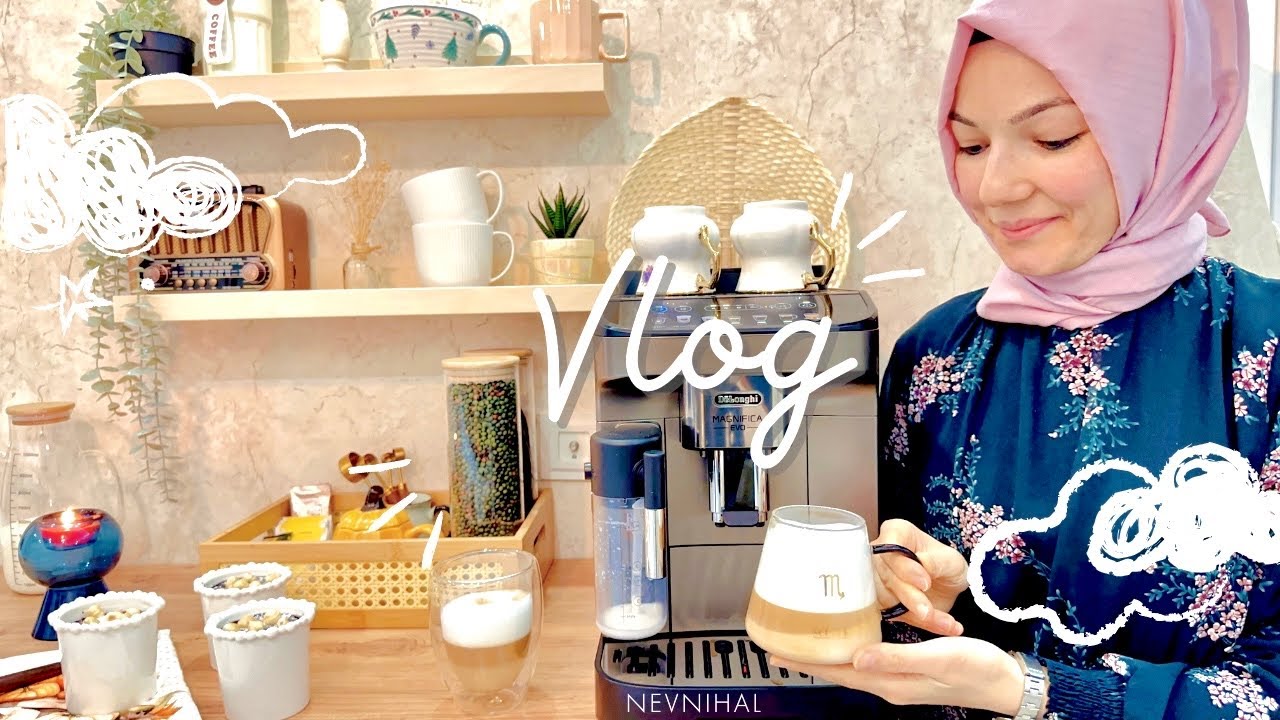 УГОЛОК ГОРЯЧЕГО КОФЕ НА КУХНЕ ОСТРОВА☕️ ВДОХНОВЛЯЮЩЕЕ УКРАШЕНИЕ НА ЗИМУ🌱ОПЫТ КОФЕМАШИНЫ DELONGHI