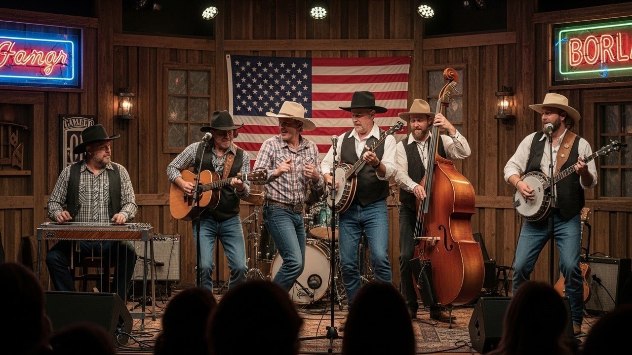 Vintage Country Nights – Relaxing Acoustic for Evening Wind Down Under Dusty Road Reflections