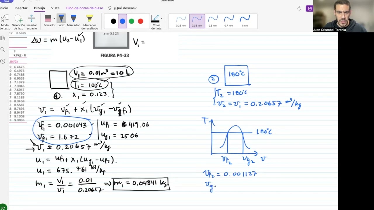 Thermodynamics: Steam Tables with Interpolation
