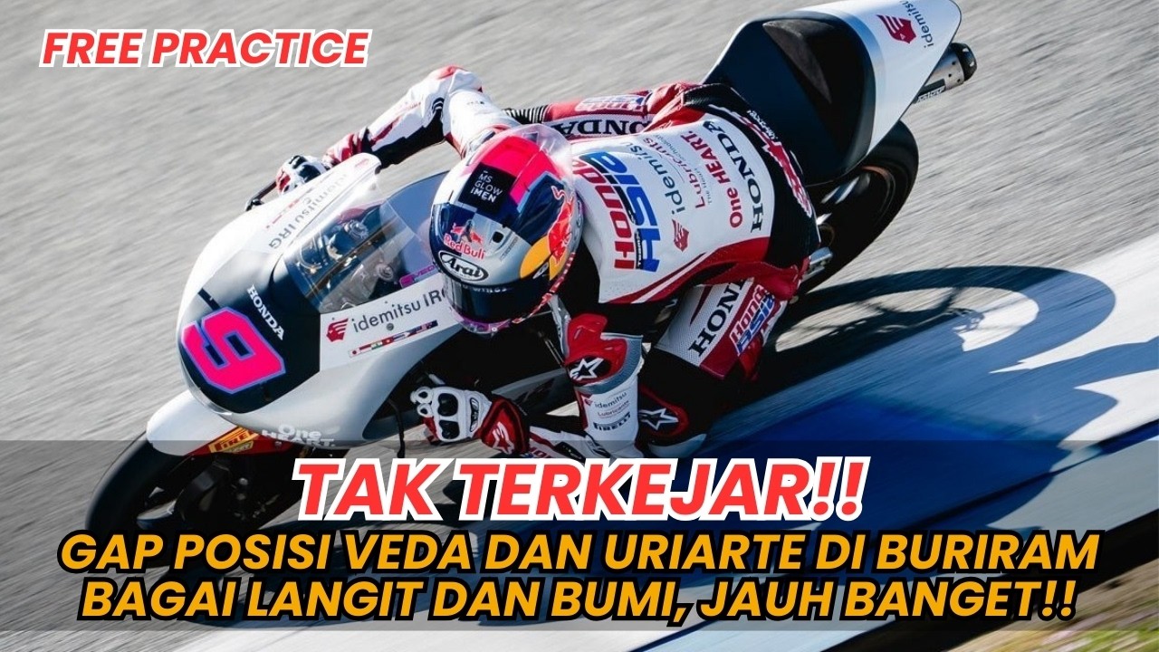 EDYAN !! VEDA EGA PRATAMA ACAK ACAK BARISAN DEPAN DI DEBUT PERTAMANYA DI AJANG MOTO3 2026