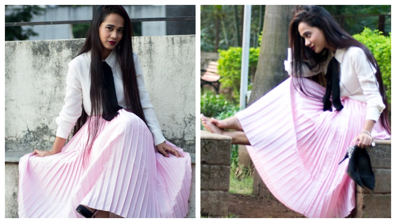 AnRosette's Outfit Journal: Pink Pleated Skirt