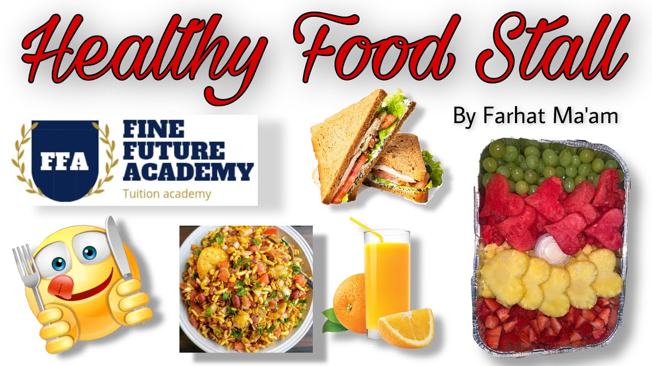 Healthy Food Stall in my Academy || Raising Awareness for healthy eating habits in students| vlog11