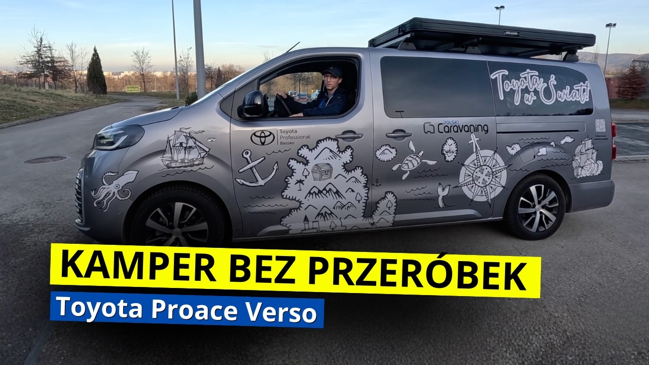 Toyota Proace Verso jako kamper? Mini kamper bez przeróbek | Toyotą w Świat
