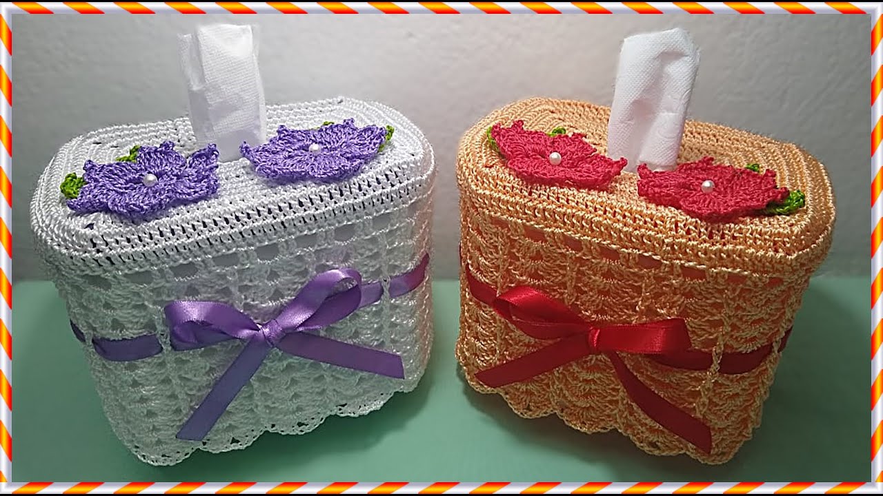 Porta papel higiênico com pote de sorvete reciclado 💚  -  Aprenda o passo a passo! easy crochet