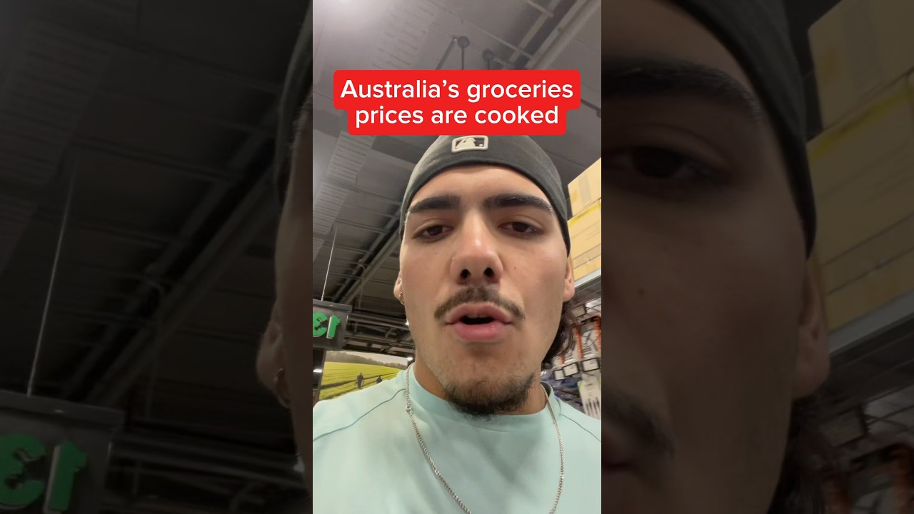 Australia&rsquo;s grocerie prices are cooked 🛒 #australia #costofliving