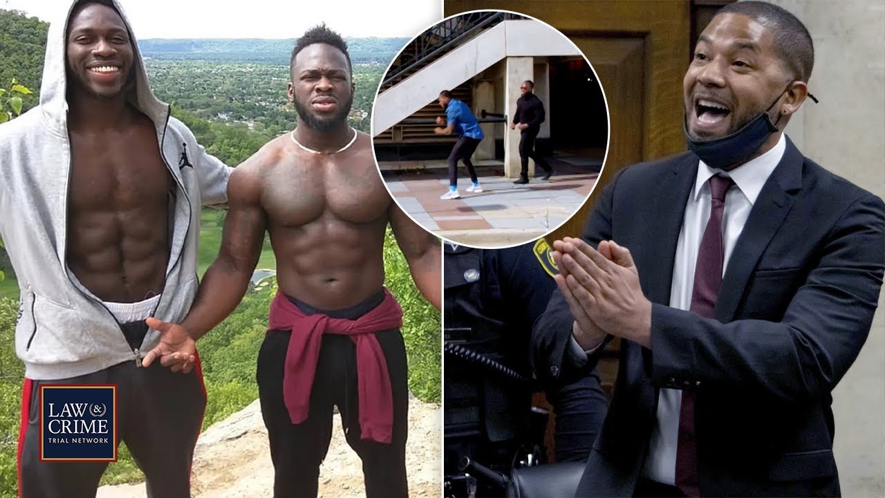 Brothers Hired in Jussie Smollett 'Hate Crime' Hoax Recreate Incident
