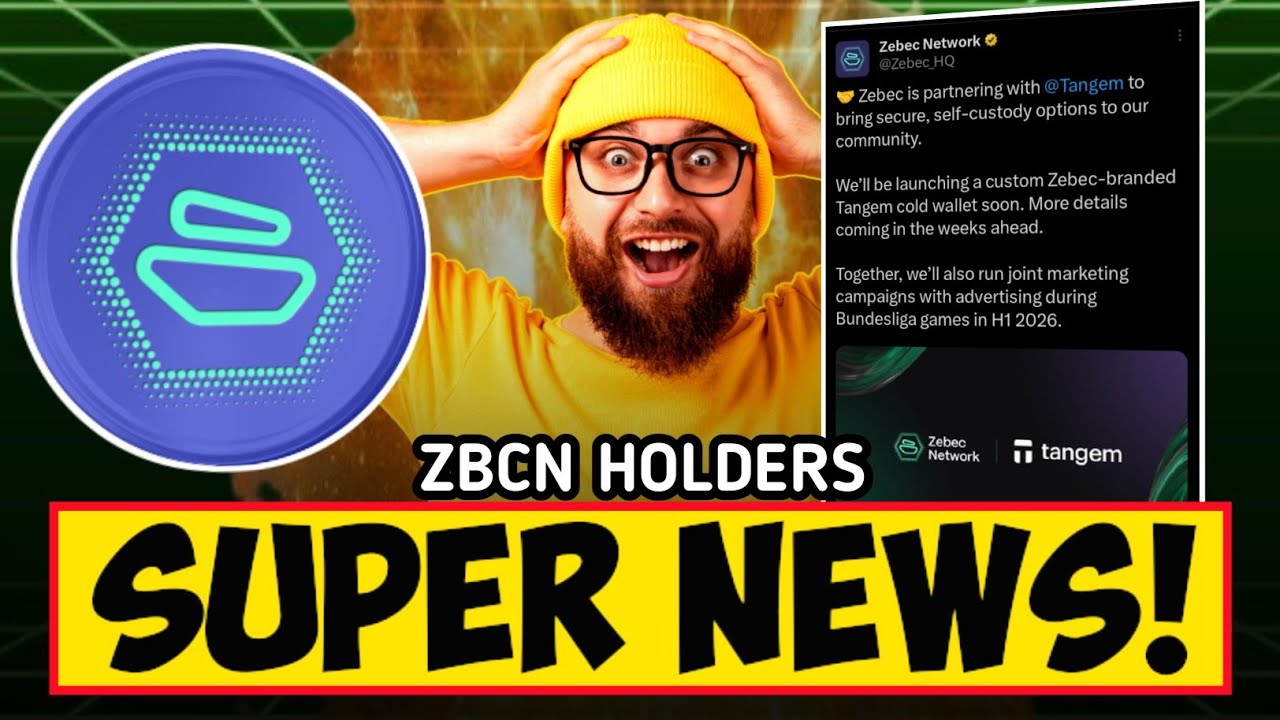 Взрывной рост $ZBCN: 7500%? | Объявлено о партнерстве с Tangem + дата запуска суперприложения