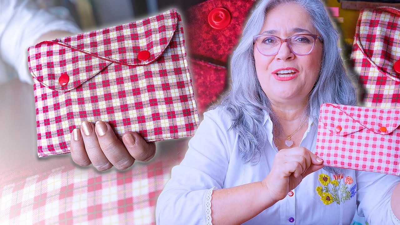 Crea tu BILLETERA DE TELA en Minutos/DIY Tutorial Paso a Paso rápido fácil y útil. Aprende y vende.