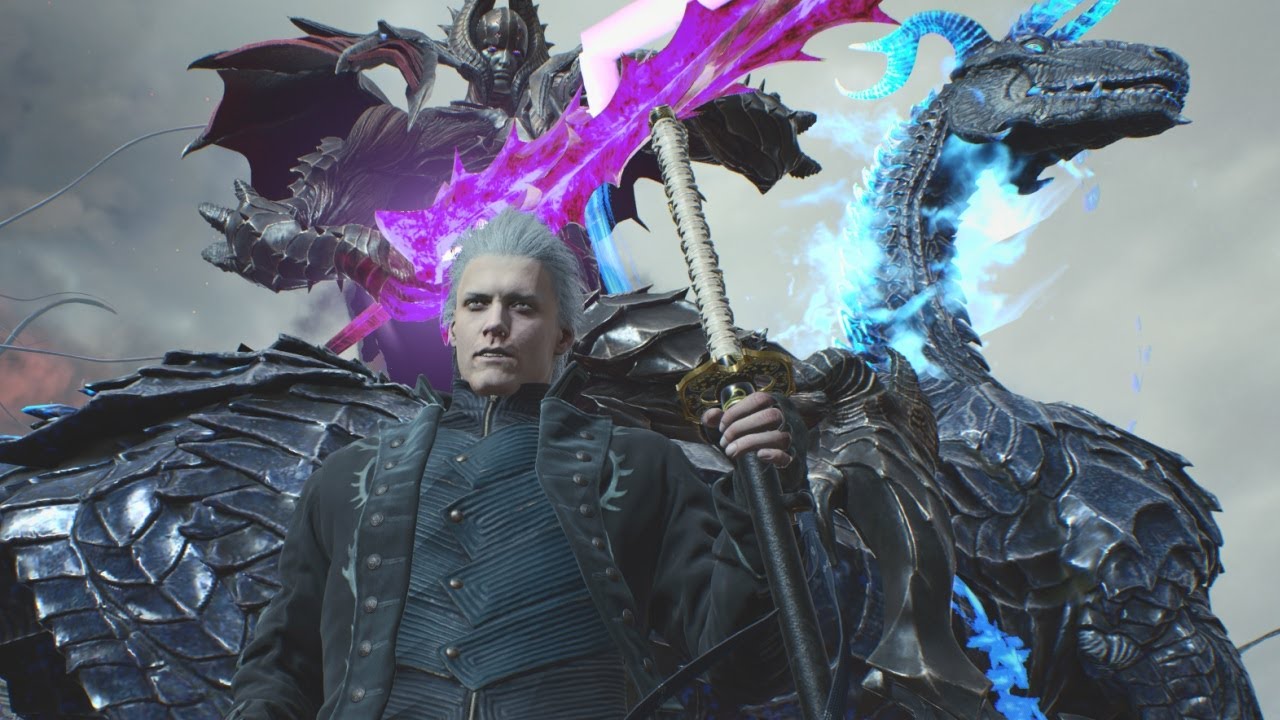 DMC5 : Vergil vs Elder Geryon Knight  DMD No Damage